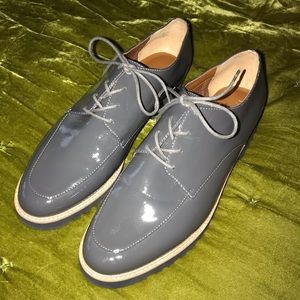 Brand new Franco Sarto grey loafers